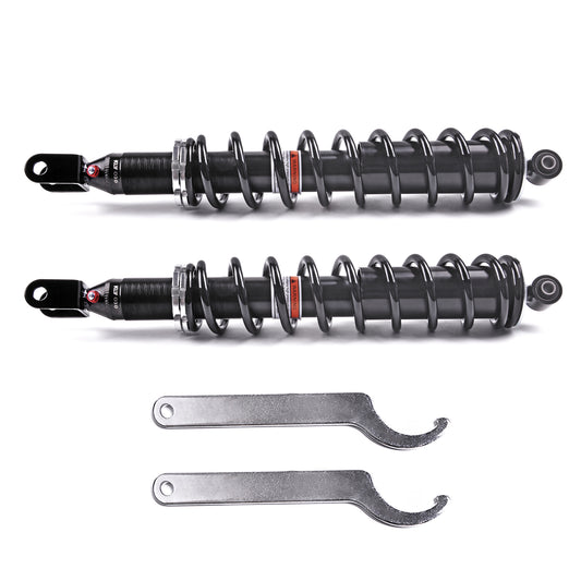 Rear Gas Shock Absorbers for Honda Rancher 420 TRX420-FA1 TRX420 FA2/FE1/FM1/FM2/TE1/TM1 Foreman 500 TRX500-FE2/FM1/FM2 TRX520-FE2/FM1/FM2 ATV 52400-HR3-A21 52400-HR4-A21 2pcs