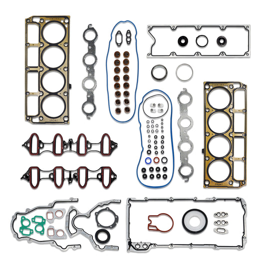 GOCPB Cylinder Head Gasket Set Compatible with 2002-2011 Chevy Silverado Tahoe Avalanche Suburban GMC Sierra Savana Yukon Envoy Buick Cadillac Isuzu 4.8L 5.3L HS26191PT CS9284 (No Bolts)