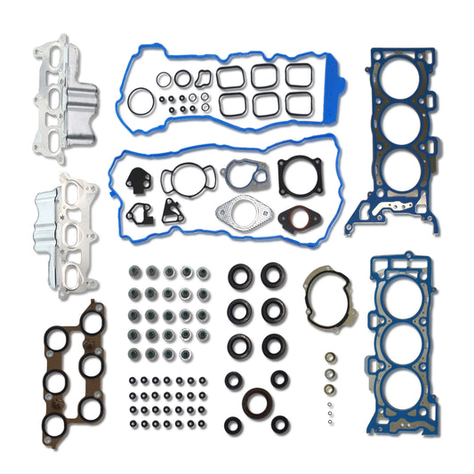 GOCPB Head Gasket Set Compatible with 2009 2010 2011 2012 2013 2014 2015 2016 Tranverse Buick Enclave GMC Arcadia 3.6 L V6 DOHC 24V Head Gasket Bolts Set (No Bolt) HS26376PT-5 ES72274