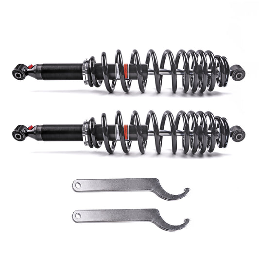 ATV Rear Left Right Shocks Absorber Monotube Shocks Set for Can-Am 10-12 Outlander Max 500 STD XT BR 10-12 Outlander 650/Max 650 STD XT BR 10-11 Outlander 800R/Max 800R STD XT BR 706000792 2pcs