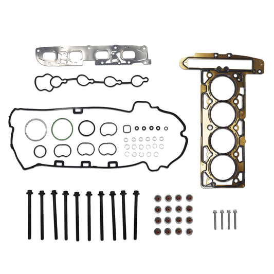 GOCPB Head Gasket Set with Bolts Compatible with 2010-2017 Chevy Equinox Malibu GMC Terrain Buick Lacrosse Regal Verano 2.4L 2384cc 145cid L4 DOHC HS26517PT ES72196