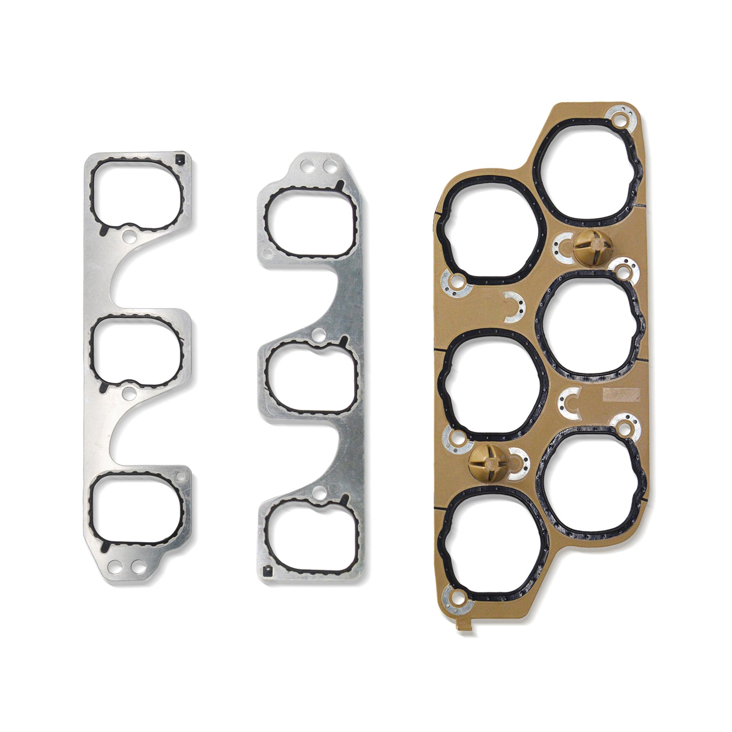 GOCPB Engine Intake Gasket Set with Upper Lower Intake Gaskets Compatible with 2004-2011 Buick Lacrosse Rendezvous Cadillac CTS SRX STS Malibu Pontiac G6 G8 Saturn Aura 3.6L 12598158