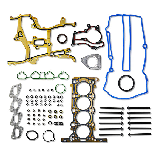 GOCPB Cylinder Engine Full Head Gasket Set with Head Bolt Compatible with 2011-2016 Chev rolet Trax/Sonic/Cruze/Cruze Limited 2013-2016 Buick Encore 1.4L Turbo HS54898 HS31411 HS26540PT-1