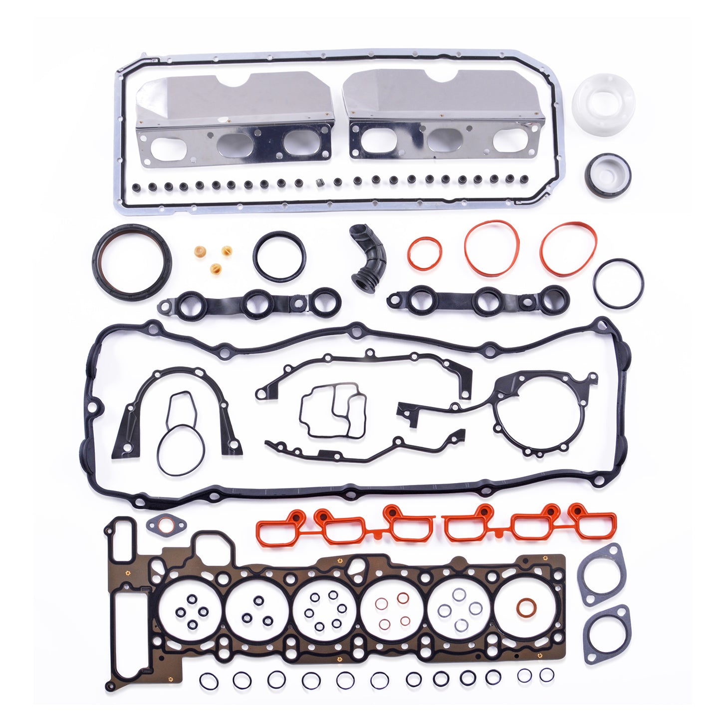 GOCPB Cylinder Head Gasket Set HS9325 HS26245PT CS26245 Compatible with 330i 330xi 530i 3.0L L6 2005-2001 325xi 525i 325i 2.5L L6 01-05 330Ci X5 3.0L L6 01-06