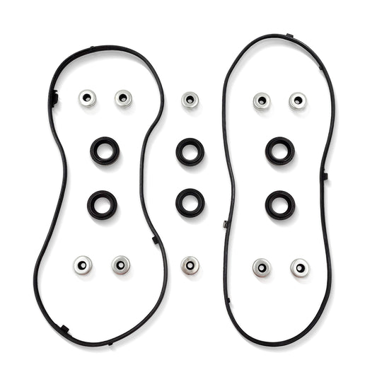 GOCPB Valve Cover Gasket & Bolt Kit VS50607R VC285G 0361708 Compatible with 2003-2009 Honda Accord Odyssey Pilot Ridgeline 2003-2008 Acura TL/MDX/RL 2004-2007 Saturn Vue 3.0L 3.5L V6