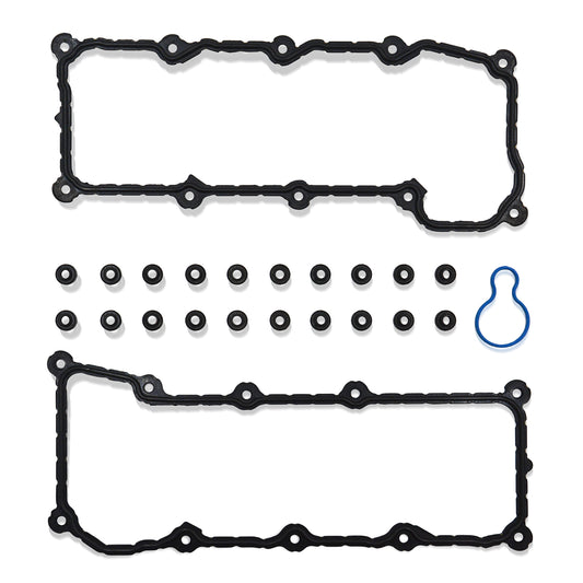 GOCPB Cylinder Valve Cover Gasket for 2004 2005 Dodge Dakota Durango 2005 Dodge Ram 1500 Grand Cherokee 2002 2003 2004 2005 Liberty 3.7L V6 SOHC 12V Vin K VC50594R VC30300