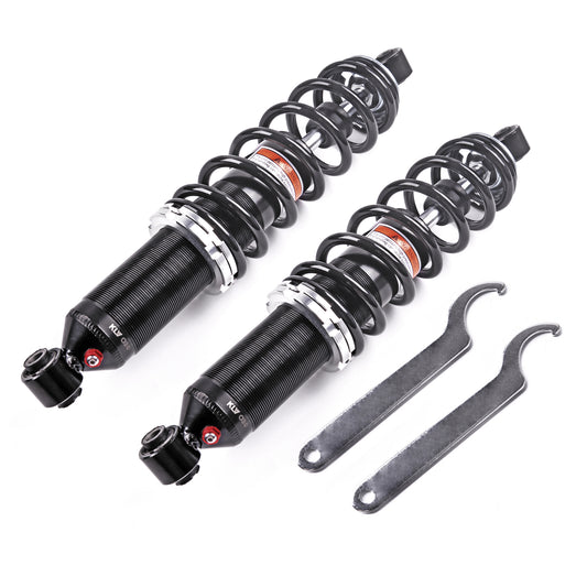 ATV Front Shock Strut Absorber Compatible with 2009-2023 Polaris Sportsman 550 Sportsman 850 Sportsman 1000 Scrambler 850 Twin-tube Shocks Absorber 7043464 2pcs