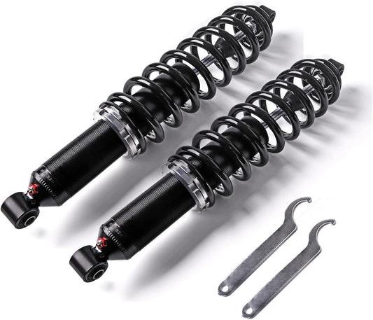 KLV Front Monotube Shocks for Polaris Ranger XP 900/1000 Crew XP 900/1000 Ranger Crew 900 Ranger Diesel Ranger 570 4x4 Full Size 2015 2016 2017 2018 2019 Replaces OEM# 7043755 2pcs