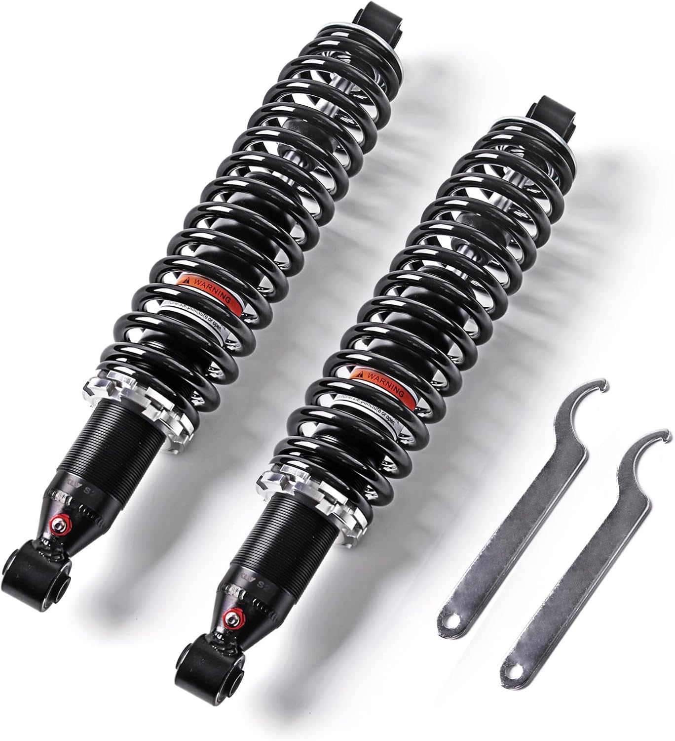 KLV 2 Front Gas Front Monotube Shocks Compatible with 2004-2013 Yamaha Rhino 450 YXR 450F 660 YXR 660F 700 YXR700 5UG-F3350-00-00 5UG-F3350-01-00 2 pcs