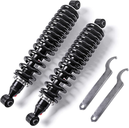 KLV Rear Left Right Shock Absorber Compatible with 2008-2013 Yamaha Rhino700 YXR 700 Yamaha Rhino 660 YXR 660F Yamaha Rhino 450 YXR450F 5UG-F2210-00-00 5UG-F2210-01-00 2 pcs