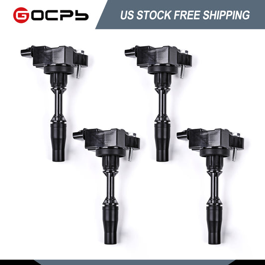 GOCPB Ignition Coil Packs UF680 Set of 4 Fit for Chevy Malibu Impala Camaro Colorado Limited GMC Terrain Acadia Canyon Buick Regal Envision Cadillac ATS 2.0L 2.5L L4 Replaces 12654078 12652405 GN10682