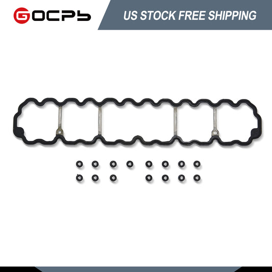 Engine Cylinder Valve Cover Gasket Compatible with 1996-2001 Cherokee 1996-2004 Grand Cherokee 1997-2006 Jeep TJ Wrangler 4.0L L6 OHV VS50458R