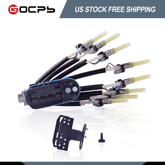 Spider Fuel injector with 8 cylinder Compatible with 1996-2002 GM Chevy Pickup Trucks Suburban Express Savana 5.0 5.7 Vortec V8 FJ504 89060440 17114163 25340347 93441235 217-3029