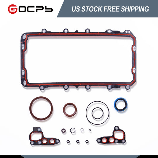 Комплект нижних прокладок GOCPB LGS4150 CS9790, совместимый с Avanti, Ford, Lincoln, Mercury, Panoz, Qvale/AIV Roadster, Avanti, Aviator, E-150 4,6–5,4 л V8 SOHC, DOHC 1991–2016 гг.