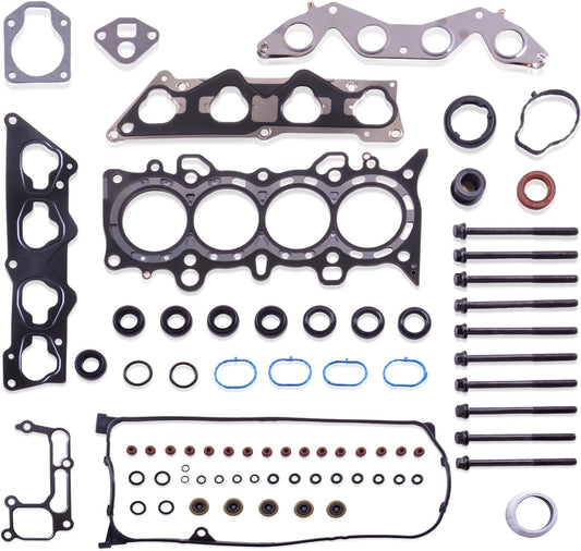 Head Gasket Set D17A1 GX CNG D17A7 with Bolts Compatible with Civic DX LX 2001-2005 VTEC 1.7L HS26236PT-2
