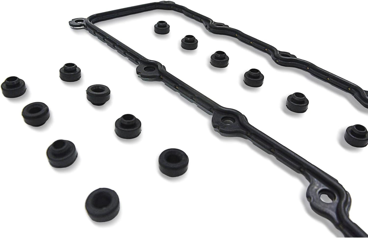 GOCPB Cylinder Valve Cover Gasket for 2004 2005 Dodge Dakota Durango 2005 Dodge Ram 1500 Grand Cherokee 2002 2003 2004 2005 Liberty 3.7L V6 SOHC 12V Vin K VC50594R VC30300