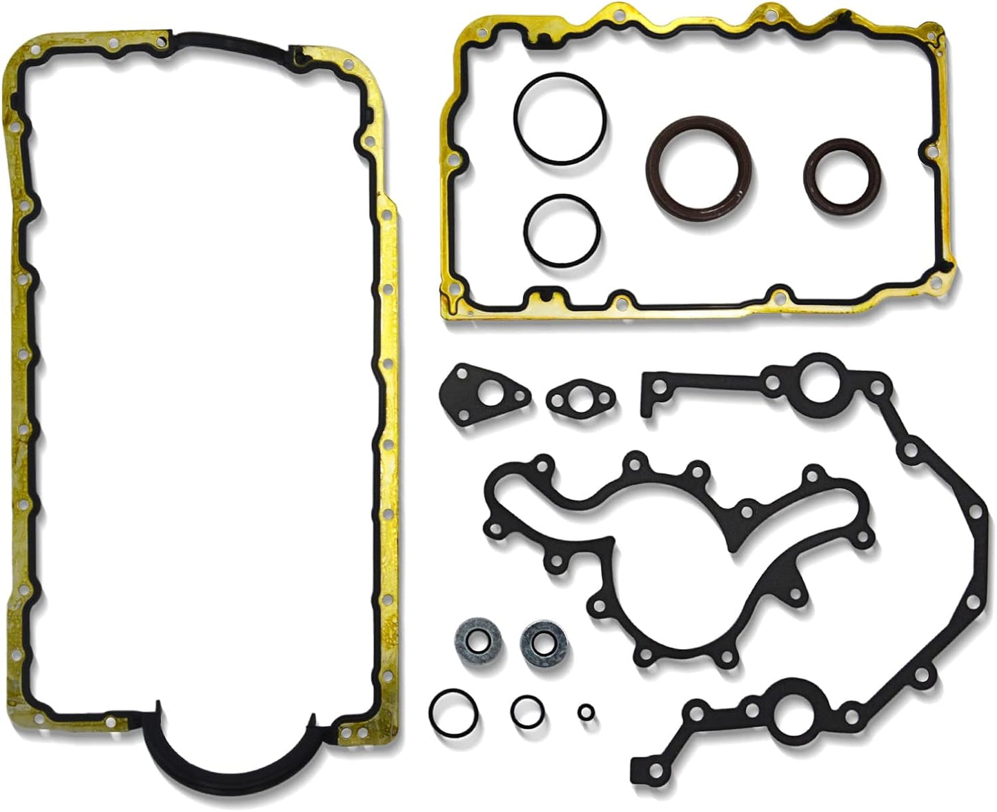 GOCPB Conversion Gasket Set Lower Gasket Set with Oil Pan Gasket Seals Compatible with Explorer 97-04 Mountaineer 98-04 Explorer Sport Trac/Ranger/B4000 2001 2002 2003 2004 4.0L V6 CS9293