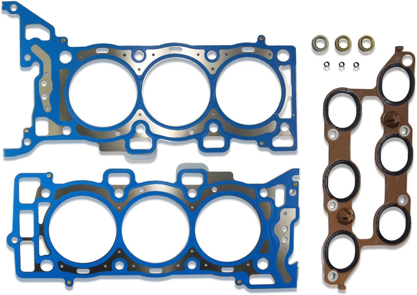 GOCPB Head Gasket Set with Bolts Compatible with 2009 2010 2011 2012 2013 2014 2015 2016 Tranverse Buick Enclave GMC Arcadia 3.6L MA-9761294990 Head Gasket Bolts Set (with Bolts)