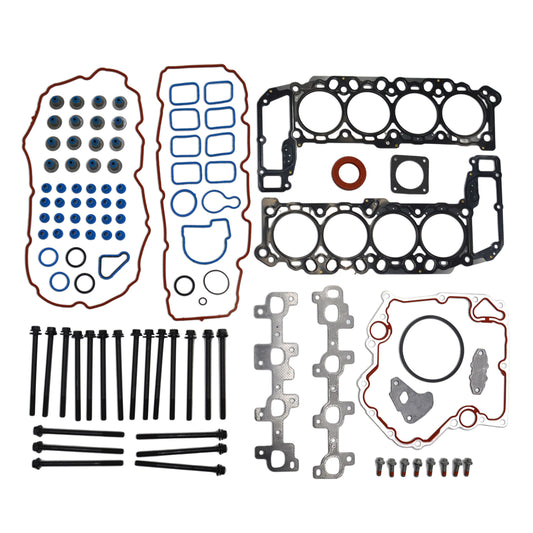 GOCPB Cylinder Head Gasket Set with Bolts Compatible with Ram 1500 2002 2003 Durango Dokota 200 2001 2002 2003 Grand Cherokee 1998 1999 2000 2001 2002 2003 4.7 L HS26157PT CS26157 ES71129