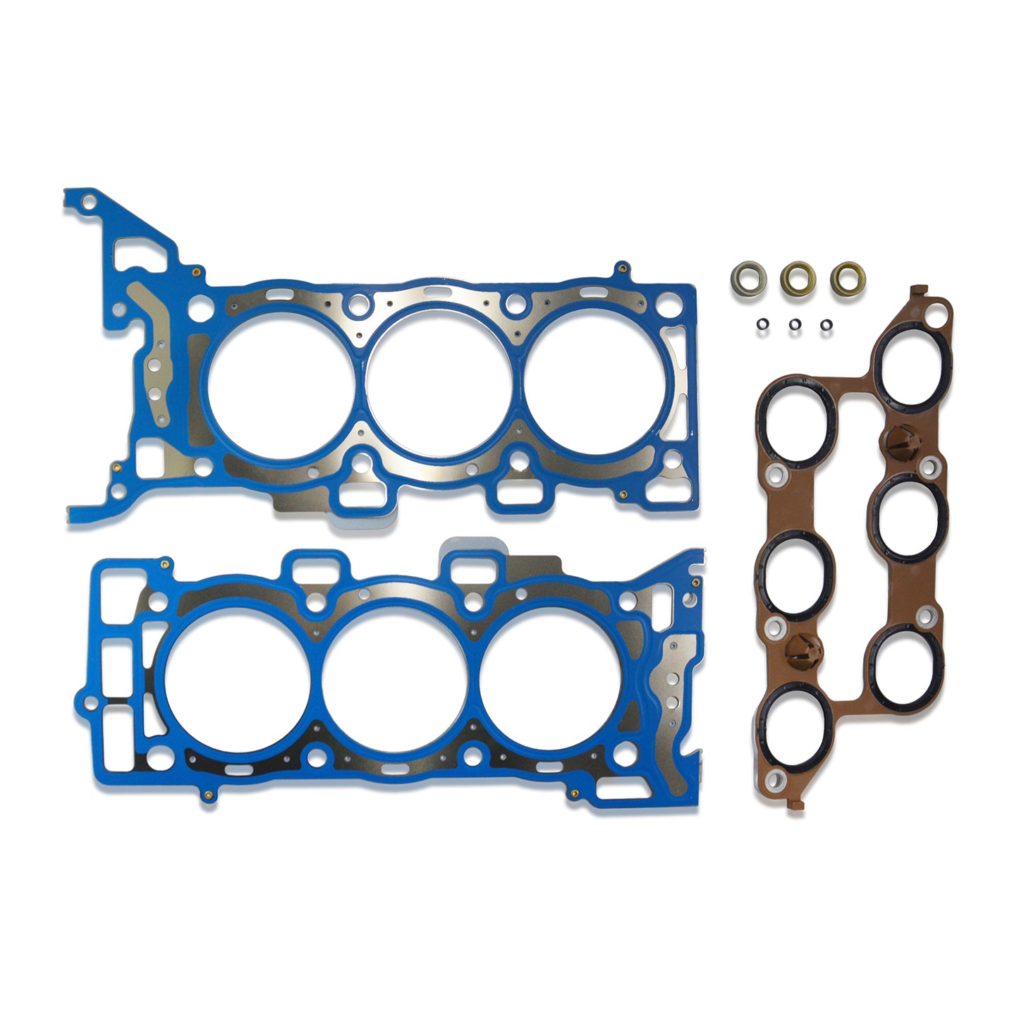 GOCPB Head Gasket Set Compatible with 2009 2010 2011 2012 2013 2014 2015 2016 Tranverse Buick Enclave GMC Arcadia 3.6 L V6 DOHC 24V Head Gasket Bolts Set (No Bolt) HS26376PT-5 ES72274