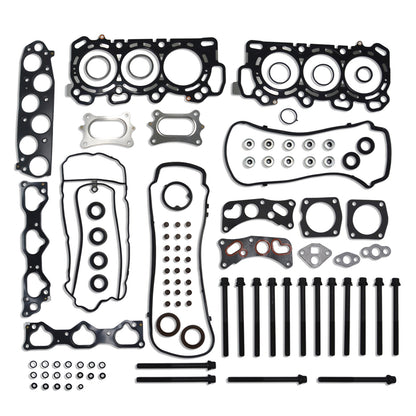 GOCPB Head Gasket Set with Head Bolt Kit Compatible with 2008-2017 Hon da Accord 3.5L 3471cc V6 SOHC J35Y1 J35A7 HS26509PT ES71329-1 HGB268