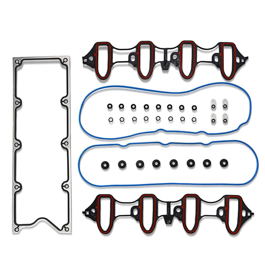 GOCPB Intake Manifold Gasket Set Compatible with 1999-2009 Chevrolet Avalanche Express 2008 GMC Sierra 1500 GMC Yukon 4.8 L 5.3 L 6.0 L MIS16340 MS98016T MS18145 MS50049