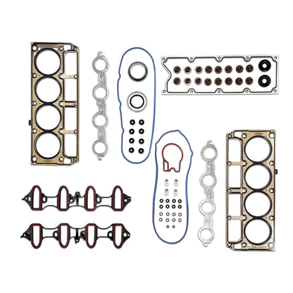 GOCPB Cylinder Head Gasket Set with Bolts Compatible with 2002-2011 Silverado Tahoe GMC Yukon Envoy Buick Cadillac 4.8L 5.3L HS9292PT-1, ES72173 (with Bolts)