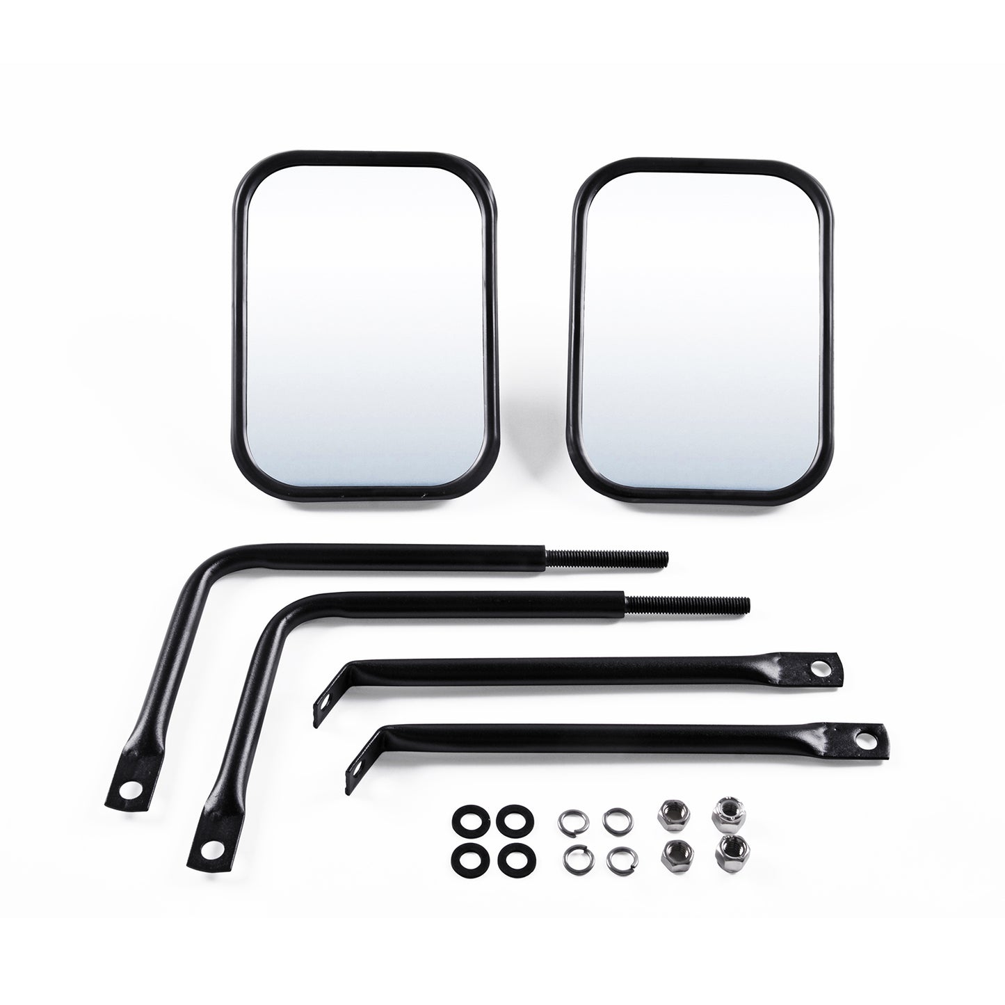 GOCPB Mirrors Doors Off Side View Mirrors Compatible with 1987-2024 Jeep Wrangler CJ YJ TJ JK JL & Unlimited，Quicker Install Door Hinge Mirror for Safe Doors Off Driving