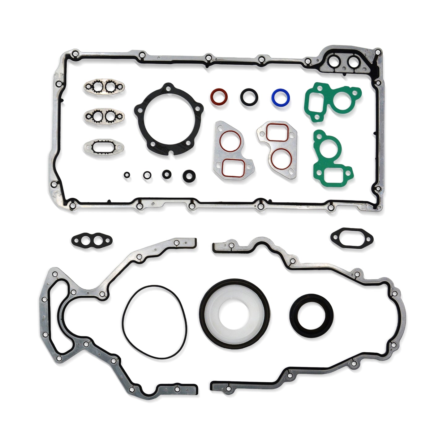 GOCPB CS5975A CS9284 Lower Gasket Set Compatible with Sierra 3500 Yukon H2 Ascender 9-7x Corvette Avalanche 1500 1997 1998 1999 2000 2001 2002 2003 2004 2005 2006 2007 2008 2009 2010 2011 5.7L 6.0L
