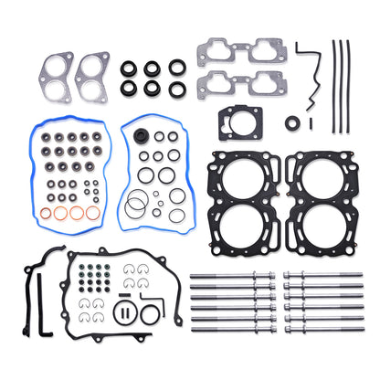 Engine Cylinder Head Gasket Set with Bolts Compatible with for Subaru Baja 2003-2006 for Subaru Forester 1999-2010