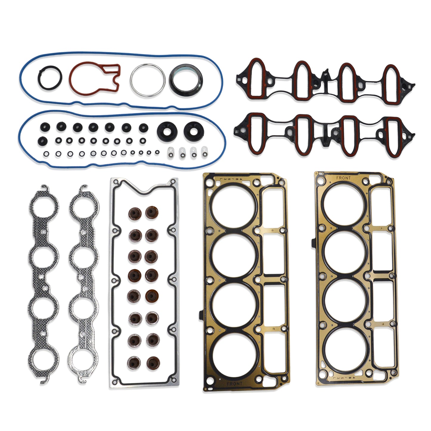 GOCPB MLS Cylinder Head Gasket Set for Buick Rainier Cadillac Escalade Chevy Avalanche Colorado Express SSR Suburban Tahoe Trailblazer GMC H3 4.8 5.3 Engine V8 OHV VIN B C M 0 3 7 J P T V Z