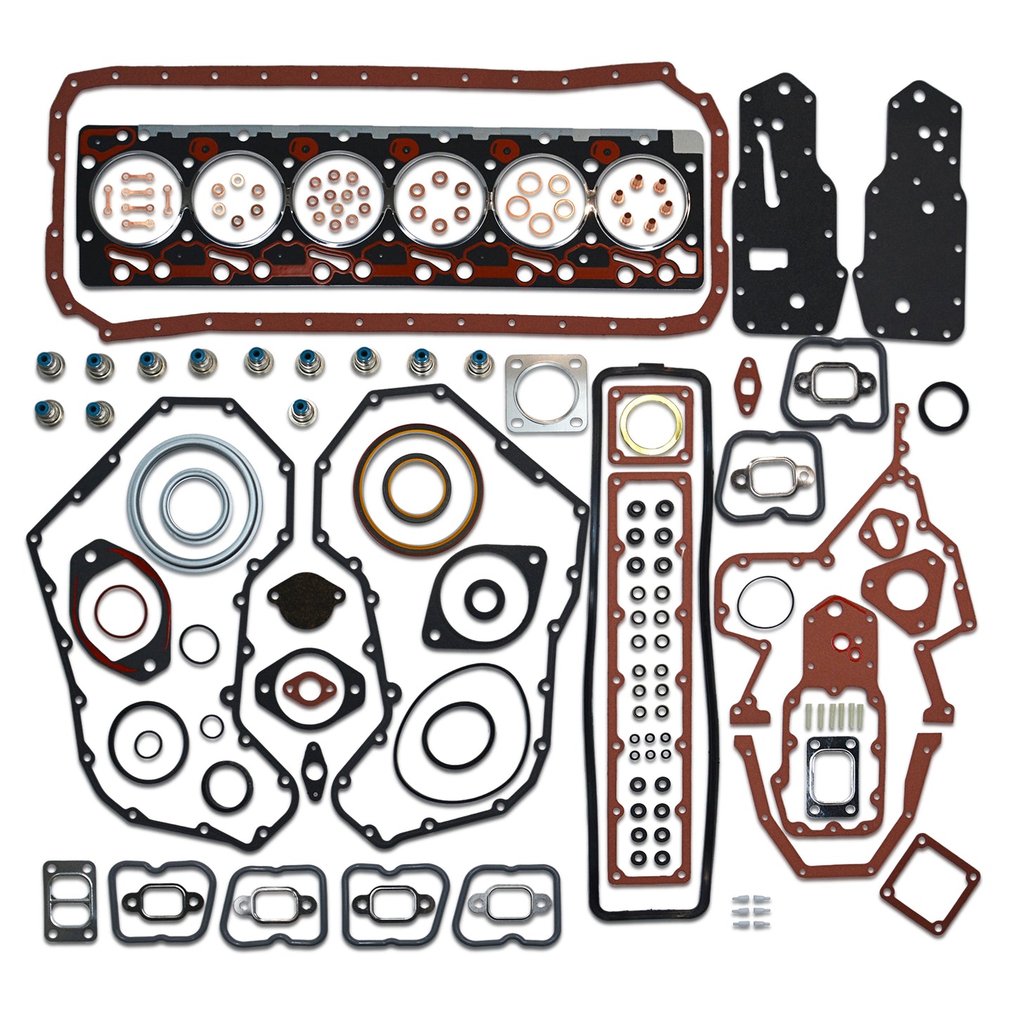 GOCPB Full Head Gasket Set Compatible with Cummins Diesel 5.9L 12V 6BT 1989 1990 1991 1992 1993 1994 1995 1996 1997 1998 EH50020 KBCSFGT6B KBCSFGT6B