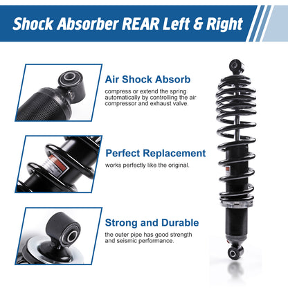 ATV Front Monotube Shocks Compatible with 2016-2020 Can-Am Outlander 450/570 16-20 Outlander Max 570 13-18 Outlander 650 EFI BF 12-15 Can-Am Outlander 800R EFI BF 706201163 706201170 2pcs