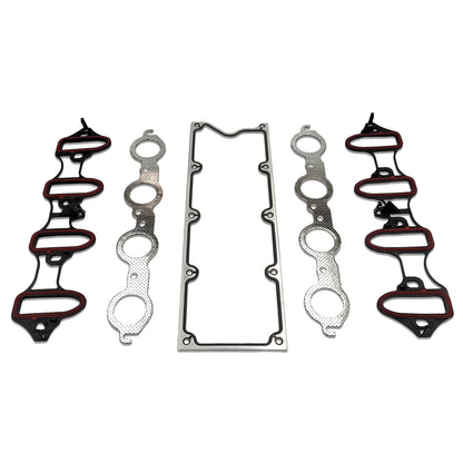 GOCPB Cylinder Head Gasket Set with Bolts Compatible with 2002-2011 Silverado Tahoe GMC Yukon Envoy Buick Cadillac 4.8L 5.3L HS9292PT-1, ES72173 (with Bolts)
