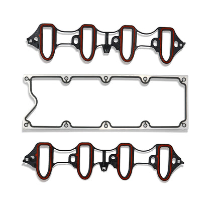 GOCPB Intake Manifold Gasket Set Compatible with 1999-2009 Chevrolet Avalanche Express 2008 GMC Sierra 1500 GMC Yukon 4.8 L 5.3 L 6.0 L MIS16340 MS98016T MS18145 MS50049