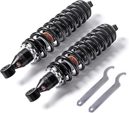 KLV Front Left Right Shock Absorber Compatible with Hon da Rancher 350 ES TRX 350TE 350 TRX 350TM 350 ES TRX 350FE 350 TRX 350FM 2000-2006 Replaces OEM # 51400-HN5-671 51400-HN5-990 2pcs ‎