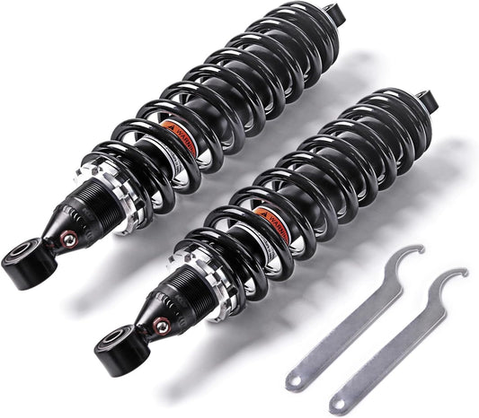 KLV Front Left Right Shock Absorber Compatible with Hon da Rancher 350 ES TRX 350TE 350 TRX 350TM 350 ES TRX 350FE 350 TRX 350FM 2000-2006 Replaces OEM # 51400-HN5-671 51400-HN5-990 2pcs ‎