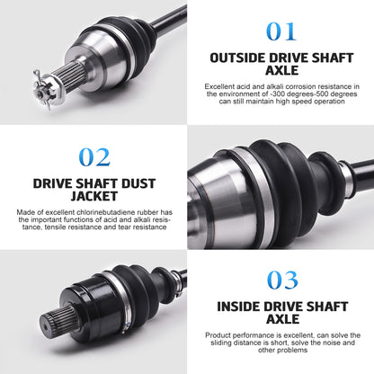 KLV Front Right Drive Shaft CV Axle Compatible with 2019 2020 2021 2022 2023 Can-Am Commander Maverick Sport 1000 DPS 1000R DPS MAX Made with 4340 Chromoly UTV Models 705402030