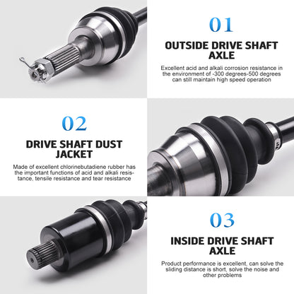 CV Axle Rear Left/Right for Honda Talon 2019 2020 2021 1000X/1000R/1000X-4/1000R-4 UTV 4340 Chromoly Steel Shaft OE Replacement 42250-HL6-A12 42250-HL6-A11 42220-HL6-A01 42220-HL6-A02 Direct Fit