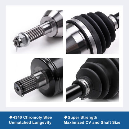 Front Drive Shaft CV Axle Compatible with Polaris Scrambler 850 Scrambler XP 1000 Sportsman SP Touring 850 Sportsman XP 1000 2016-2022 Front Left Right Heavy Duty Axle Replace 1333431
