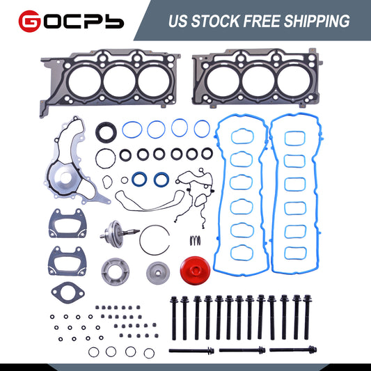 GOCPB Engine Head Gaskets with Bolts Set HS26541PT Replacement for 2011-2016 Chrysler 300 Jeep Wrangler Dodge Charger Challenger Ram 1500 3.6L ES72467