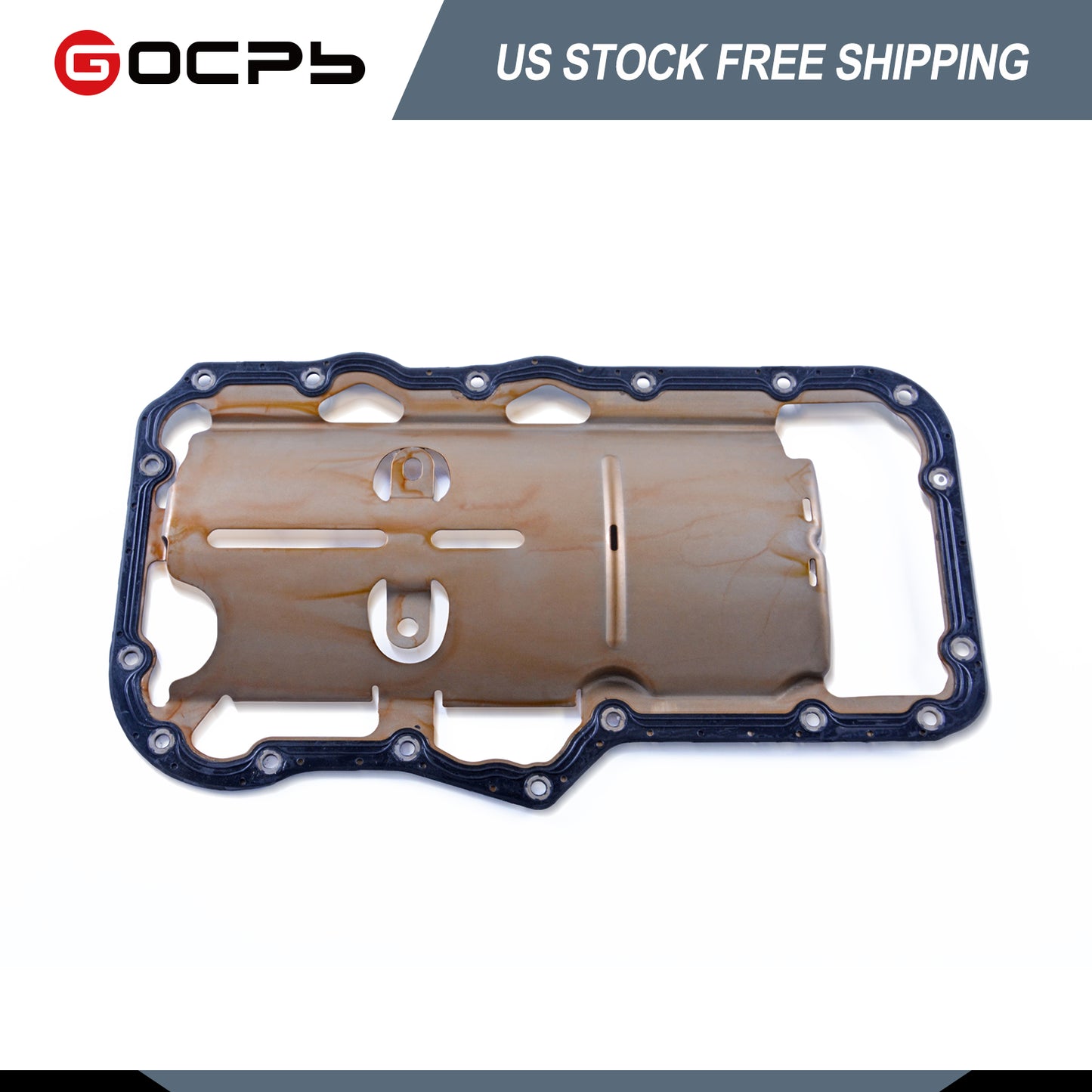 GOCPB OS30743R Engine Oil Pan Gaskets Compatible with Dakota Durango Nitro Ram 1500 Commander Liberty Grand Cherokee Raider 3.7L 2002-2011