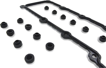 GOCPB Cylinder Valve Cover Gasket for 2004 2005 Dodge Dakota Durango 2005 Dodge Ram 1500 Grand Cherokee 2002 2003 2004 2005 Liberty 3.7L V6 SOHC 12V Vin K VC50594R VC30300