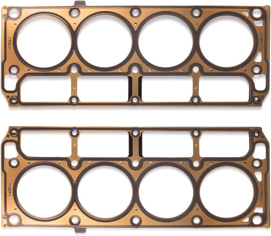 MLS Cylinder Head Gaskets Original Equipment Compatible with Silverado 1500 4.8L Cadillac CTS-V V8 5.7L GMC Sierra 1500 V8 5.3L H3 V8 5.3L 12589226 12498544 (Pack of 2)