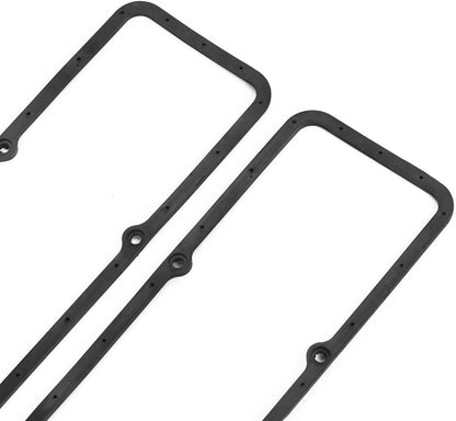 GOCPB SBC Steel Core Rubber Valve Cover Gaskets Compatible with Small Block SB Chevy 350 305 283 327 400 383 7484BOX