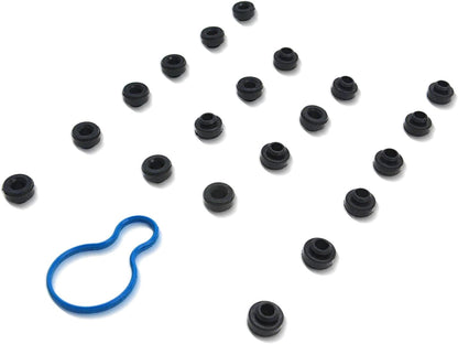 GOCPB Cylinder Valve Cover Gasket for 2004 2005 Dodge Dakota Durango 2005 Dodge Ram 1500 Grand Cherokee 2002 2003 2004 2005 Liberty 3.7L V6 SOHC 12V Vin K VC50594R VC30300