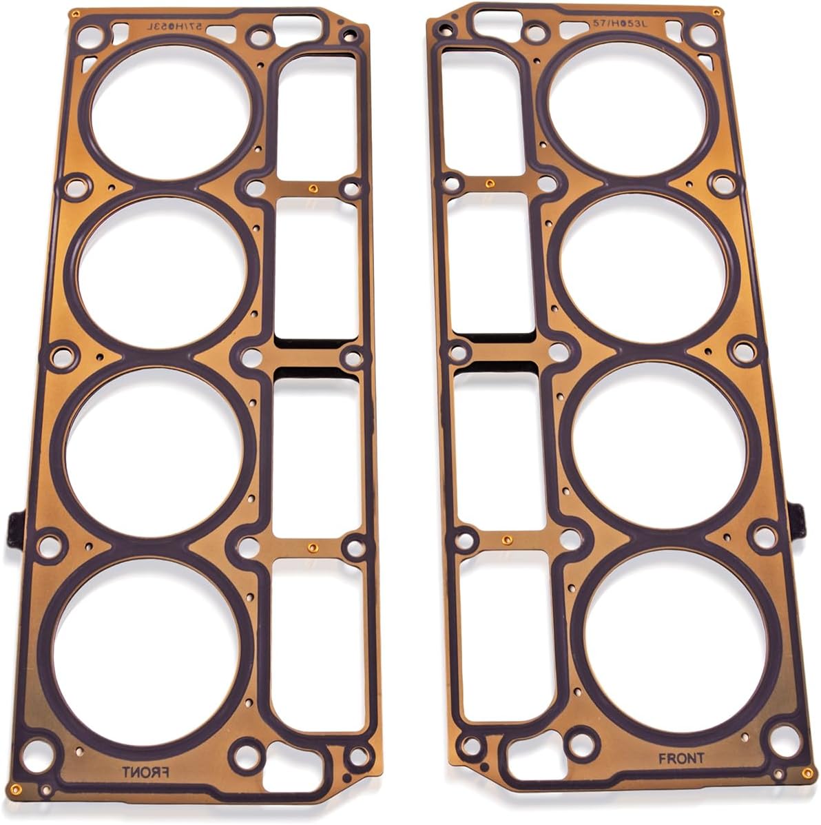 MLS Cylinder Head Gaskets Original Equipment Compatible with Silverado 1500 4.8L Cadillac CTS-V V8 5.7L GMC Sierra 1500 V8 5.3L H3 V8 5.3L 12589226 12498544 (Pack of 2)