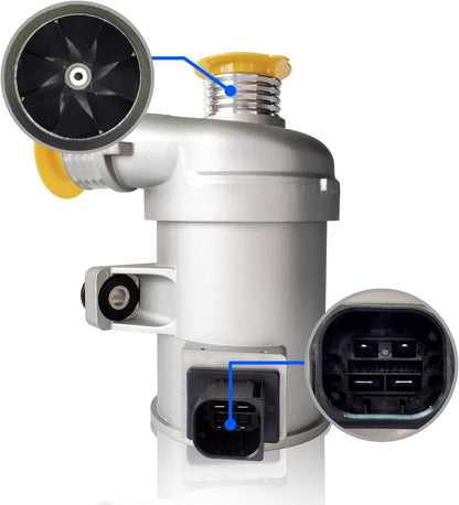GOCPB Electric Water Pump 11518635089 Head Alloy Steel Car Coolant Pump Replacement for 3 Series 5 Series 7 Series X3 X5 X6(N20)
