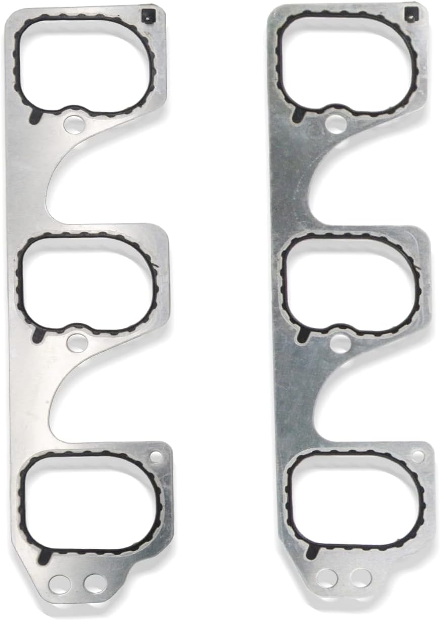 GOCPB Engine Intake Gasket Set with Upper Lower Intake Gaskets Compatible with 2004-2011 Buick Lacrosse Rendezvous Cadillac CTS SRX STS Malibu Pontiac G6 G8 Saturn Aura 3.6L 12598158