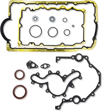GOCPB Conversion Gasket Set Lower Gasket Set with Oil Pan Gasket Seals Compatible with Explorer 97-04 Mountaineer 98-04 Explorer Sport Trac/Ranger/B4000 2001 2002 2003 2004 4.0L V6 CS9293